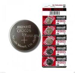 Maxell Elem CR2025 lithium 5 db/csomag, téphető bliszterben Maxell (MAXELL_EMACR2025) (MAXELL_EMACR2025)
