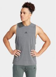 Adidas Férfi póló, Adidas, 303460945, Újrahasznosított poliészter, XL INTL, Szürke (0000303460945_XL)