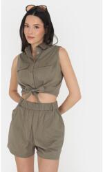 Brave Soul Női ing, BRAVE SOUL, 96048, pamut, L INTL, khaki (0000303996048_L)