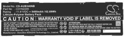 Cameron Sino li-polymer akkumulátor, 11.61v, 5400mAh, kompatibilis asus 0b200-04010000 -vel (CS-AUB340NB)