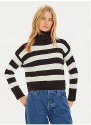 Brave Soul Crew nyakú blúz LK-230GEMINI fekete, normál szabású, akril, L INTL (0000304578489-L)