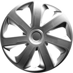 Górecki 16" DÍSZTÁRCSA LIVORNO CARBON EZÜST, 4db (ARG16LIVORNOC)