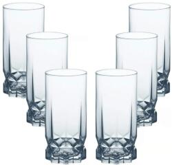 Ambition Diamond pohárkészlet, Long Drink, 6 db, 325 ml, Üveg