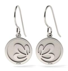 Atcom Jewelry ATCOM Lótuszvirág Ezüst Fülbevaló - 12 mm