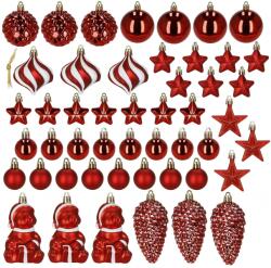 SPRINGOS Ca0967 48 darabos karácsonyi gömbkészlet (CA0967)