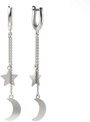 Atcom Jewelry ATCOM Hold-Csillag Ezüst Fülbevaló