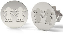  Ezüst fülbevaló Banut modell lányok nővérek