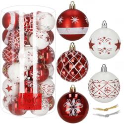 SPRINGOS Ca0987 karácsonyi gömb készlet 6 cm 30 db (CA0987)