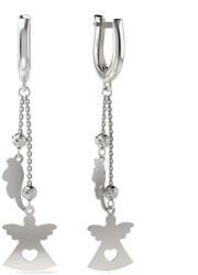  Ezüst Angyal Fülbevaló - 925 Sterling Ezüst