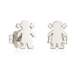  Ezüst fülbevaló modell Banut Girl farokkal