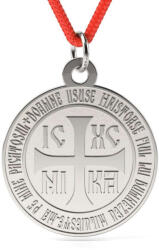  Ezüst Ortodox Nika Medál - 925-ös Ezüst