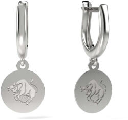  Ezüst Bika Medál Fülbevaló - 925-ös Sterling Ezüst