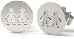  Ezüst fülbevaló Banut modell fiú testvéreknek