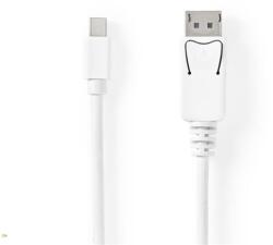 Nedis CCGB37404WT20 DisplayPort 1.4 - Mini Displayport Kábel 2m - Fehér (CCGB37404WT20)
