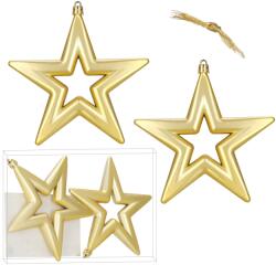 SPRINGOS Ca1513 Karácsonyfa csillag díszek 2 db (CA1513)