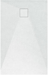 Welland kőhatású zuhanytálca szifonnal 80 x 130 cm - fehér (GT-13080SS) - pepita
