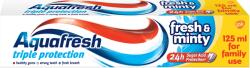 Aquafresh Triple Protection Pastă de dinţi Fresh & Minty, albastru, 125 ml (2811011)