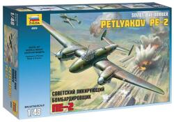Zvezda Model de asamblat militar - Bombardier sovietic Petlyakov Pe-2 (ZVE4809)