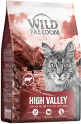 Wild Freedom 6, 5kg Wild Freedom Adult "High Valley" marha gabonamentes száraz macskatáp új receptúrával