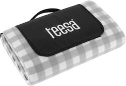 Teesa Szürke kocka szigetelt piknikpléd 200x200 cm TEESA (TSA8903-1)