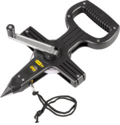 Giantop Mérőszalag, Giantop CR-J01, fekete, leszúrható, 20 m, acél szalag, műanyag tok, hajtókarral (TC216074)