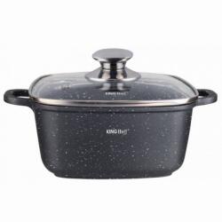 Kinghoff Oală adâncă pentru cuptor și plită Kinghoff KH 1602, acoperire marmură, compatibilă cu inducție - 5.5L