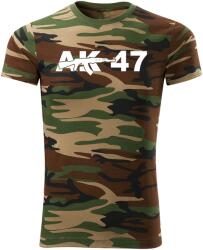 DRAGOWA rövid póló ak47, terepmintás 160g/m2