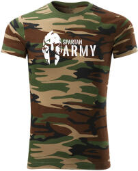 DRAGOWA rövid póló spartan army terepmintás 160g/m2