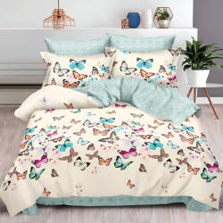 EmonaMall Двулицево спално бельо с ластик EmonaMall, 6 части - Модел S13804 (S13804-66666e)