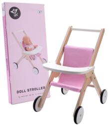 Thimble Fából Készült Babakocsi, Rózsaszín