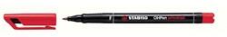 STABILO Marker alkoholos, 0, 7 mm, Stabilo "OHPen F", piros (07.0060304) - fcmarket