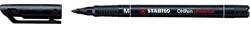 STABILO Marker alkoholos, 1 mm, Stabilo "OHPen M", fekete (07.0060701) - fcmarket