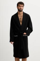 BOSS pamut köntös - fekete M