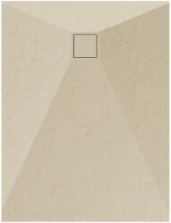 Welland kőhatású zuhanytálca szifonnal 90 x 120 cm - bézs (GT-12090SS) - miniwebshop