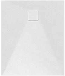 Welland kőhatású zuhanytálca szifonnal 80 x 90 cm - fehér (GT-9080SS)