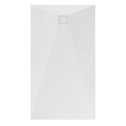 Welland kőhatású zuhanytálca szifonnal 90 x 160 cm - fehér (GT-16090SS)