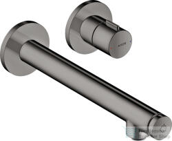 Hansgrohe AXOR UNO Select falsík alatti mosdó csaptelep nem zárható leeresztővel, alaptest nélkül, polírozott fekete króm 45113330 (45113330)