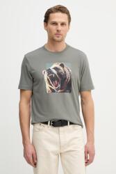 BOSS Orange pamut póló - zöld M - answear - 31 990 Ft