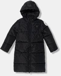 GUESS gyerek pamut hosszú ujjú felső - fekete 105-112