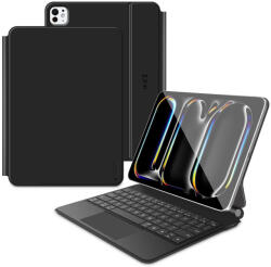 Tech-Protect iPad Pro 13 (2024-2025) Tok - Tech-Protect Smartcase Magnetic + Billentyűzet - Fekete (5906302335886)