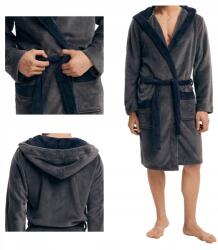 Henderson Férfi fürdőköpeny kényelmes elegáns Natch 43377 szürke M (43377-90X)