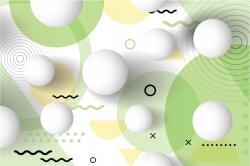 agmART Fotótapéta Absztrakt Gömbök 3D Figurák 380x256 (Fototapety agmART)