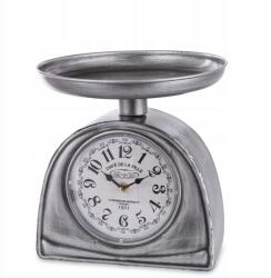 Art-Pol Asztali óra ezüst retro loft skandináv stílus fém mérleg (164097)