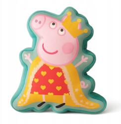Kids Licensing Peppa malac Queen formapárna, díszpárna 35 cm Velúr (pod-1)
