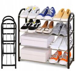  Cipőspolc Állvány Könyvespolc Szekrény 4 Szintes Rendszerező A Ház Előszobájába (622)