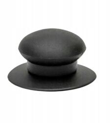Tadar Üvegfedő fogantyú, gomb, fekete (T5907558701050)