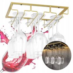  Arany Színű Pohártartó, Akasztó Boros És Pezsgős Poharakhoz (0026599)