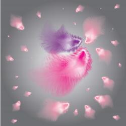 agmART Fotótapéta A Nappaliba Színes Tollak 3D Grafika (Fototapety agmART)