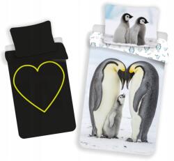 Jerry Fabrics Pingvin Heart sötétben világító ágyneműhuzat 140×200cm, 70x90 cm (530xxx)