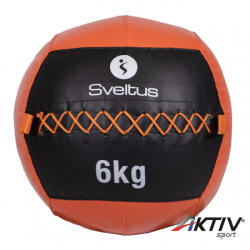 Sveltus Wall ball Sveltus 6 kg fekete-narancs (4906)